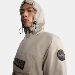 Ανδρικά Napapijri Rainforest Winter 3 Anorak Ανδρικό Μπουφάν BEIGE STONE -Μπουφάν Εκπτώσεις napapijri rainforest winter 3 beige stone 2