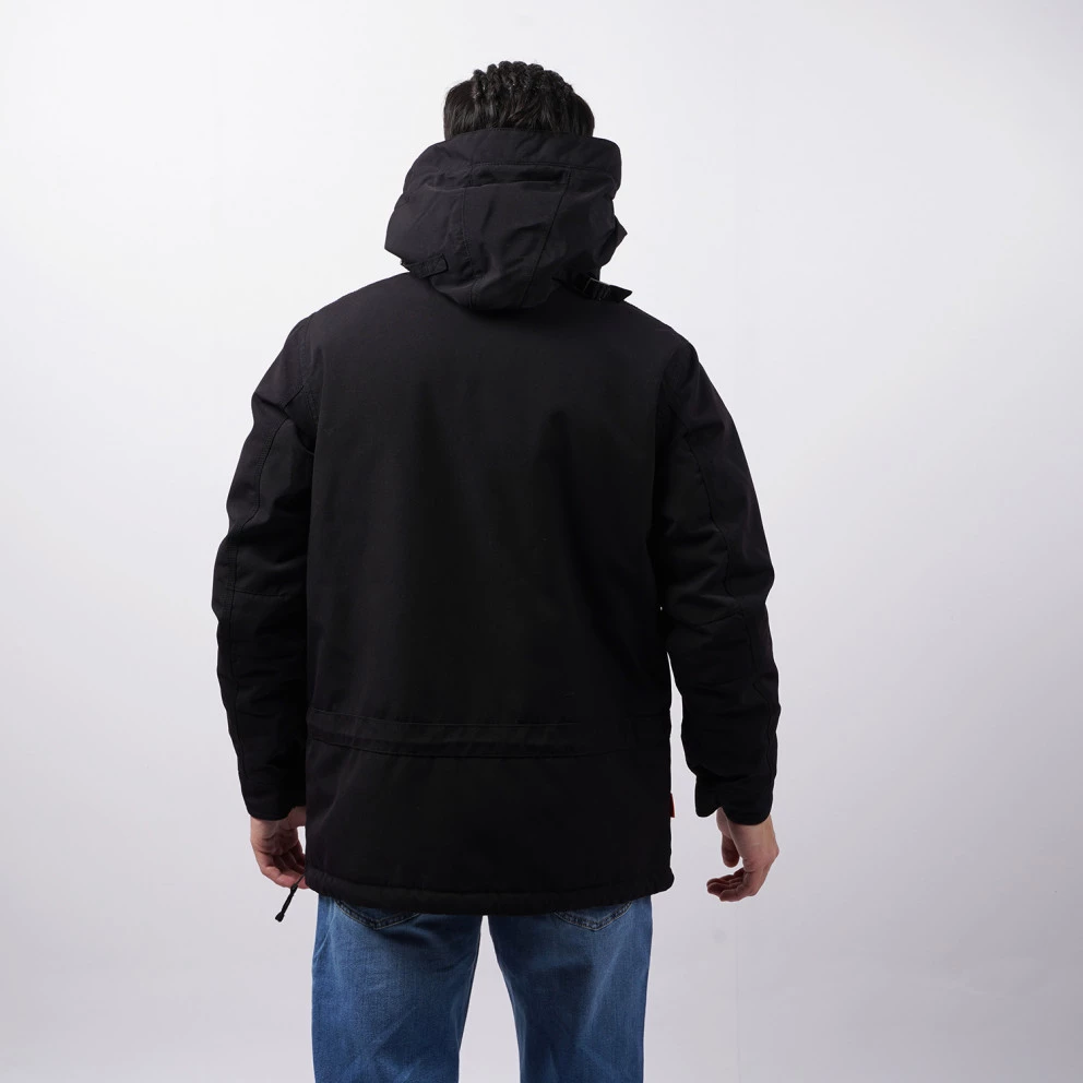 Ανδρικά Napapijri Men's Skidoo Hooded Anorak - Ανδρικό Μπουφάν BLACK 4 Ανδρικά Napapijri Men's Skidoo Hooded Anorak - Ανδρικό Μπουφάν BLACK - Image 2