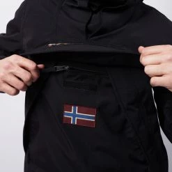 Ανδρικά Napapijri Men's Skidoo Hooded Anorak - Ανδρικό Μπουφάν BLACK 18 Ανδρικά Napapijri Men's Skidoo Hooded Anorak - Ανδρικό Μπουφάν BLACK -Μπουφάν Εκπτώσεις napapijri skidoo 3 7