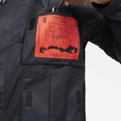 Ανδρικά Nike Kyrie Irving Protect Ανδρικό Μπουφάν BLACK/BLACK/CHILE RED -Μπουφάν Εκπτώσεις nike ki m nk protect jacket 2