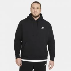 Γυναικεία Nike Sportswear Club Unisex Μπλούζα με Κουκούλα BLACK/BLACK/WHITE 18 Γυναικεία Nike Sportswear Club Unisex Μπλούζα με Κουκούλα BLACK/BLACK/WHITE -Μπουφάν Εκπτώσεις nike m nsw club hoodie po bb 6