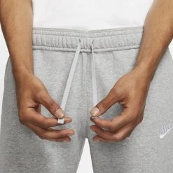 Ανδρικά Nike Sportswear Club Ανδρική Φόρμα DK GREY HEATHER/MATTE SILVER/WHITE -Μπουφάν Εκπτώσεις nike m nsw club jggr bb 11