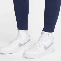 Ανδρικά Nike Sportswear Club Ανδρική Φόρμα MIDNIGHT NAVY/MIDNIGHT NAVY/WHITE -Μπουφάν Εκπτώσεις nike m nsw club jggr bb 5