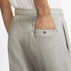 Ανδρικά Nike Ανδρικό Παντελόνι Φόρμας DK GREY HEATHER/MATTE SILVER/WHITE -Μπουφάν Εκπτώσεις nike m nsw club jggr ft 3