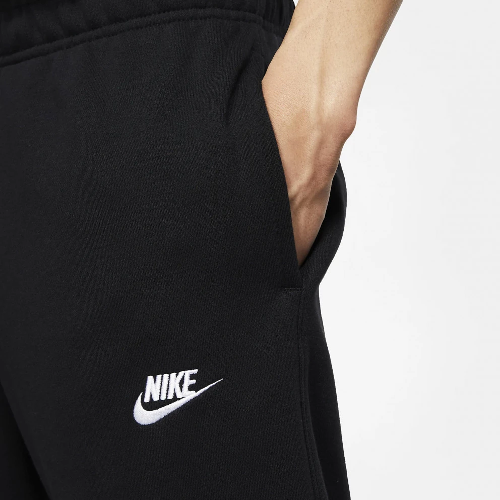 Ανδρικά Nike Sportswear Club Joggers Ανδρική Φόρμα BLACK/BLACK/WHITE 5 Ανδρικά Nike Sportswear Club Joggers Ανδρική Φόρμα BLACK/BLACK/WHITE - Image 3