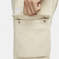 Ανδρικά Nike Sportswear Club Fleece Ανδρικό Παντελόνι Φόρμας RATTAN/RATTAN/WHITE -Μπουφάν Εκπτώσεις nike m nsw club pant cargo bb 14