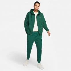 Ανδρικά Nike M Nsw Club Pant Cargo Bb GORGE GREEN/GORGE GREEN/WHITE -Μπουφάν Εκπτώσεις nike m nsw club pant cargo bb 4