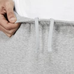 Ανδρικά Nike Sportswear Club Ανδρικό Παντελόνι Φόρμας DK GREY HEATHER/MATTE SILVER/WHITE -Μπουφάν Εκπτώσεις nike m nsw club pant cf bb 2