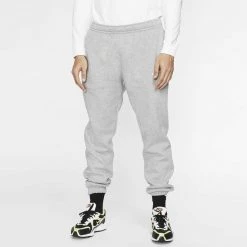 Ανδρικά Nike Sportswear Club Ανδρικό Παντελόνι Φόρμας DK GREY HEATHER/MATTE SILVER/WHITE
