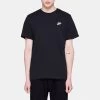 Ανδρικά Nike Sportswear Club Ανδρικό T-Shirt BLACK/WHITE -Μπουφάν Εκπτώσεις nike m nsw club tee 3