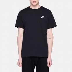 Ανδρικά Nike Sportswear Club Ανδρικό T-Shirt BLACK/WHITE