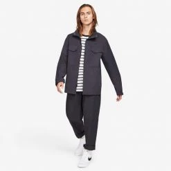 Ανδρικά Nike Sportswear M65 Woven Ανδρικό Τζάκετ BLACK/BLACK -Μπουφάν Εκπτώσεις nike m nsw spe wvn ul m65 jkt 9