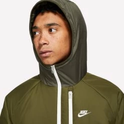 Ανδρικά Nike Sportswear Therma-FIT Legacy Ανδρικό Μπουφάν ROUGH GREEN/SEQUOIA/SAIL -Μπουφάν Εκπτώσεις nike m nsw tf rpl legacy hd anorak 2