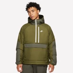 Ανδρικά Nike Sportswear Therma-FIT Legacy Ανδρικό Μπουφάν ROUGH GREEN/SEQUOIA/SAIL