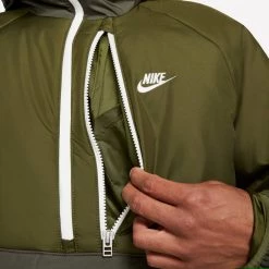 Ανδρικά Nike Sportswear Therma-FIT Legacy Ανδρικό Μπουφάν ROUGH GREEN/SEQUOIA/SAIL -Μπουφάν Εκπτώσεις nike m nsw tf rpl legacy hd anorak 3