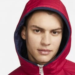 Ανδρικά Nike Sportswear Therma- FIT Legacy Ανδρικό Μπουφάν GYM RED/MIDNIGHT NAVY/SAIL -Μπουφάν Εκπτώσεις nike m nsw tf rpl legacy rev hd jkt 8