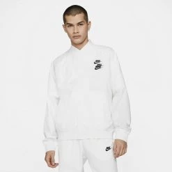 Ανδρικά Nike World Tour Woven Ανδρικό Μπουφάν WHITE/BLACK