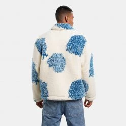 Ανδρικά Obey Bistro Sherpa Jacket NATURAL MULTI -Μπουφάν Εκπτώσεις obey bistro sherpa jacket 1