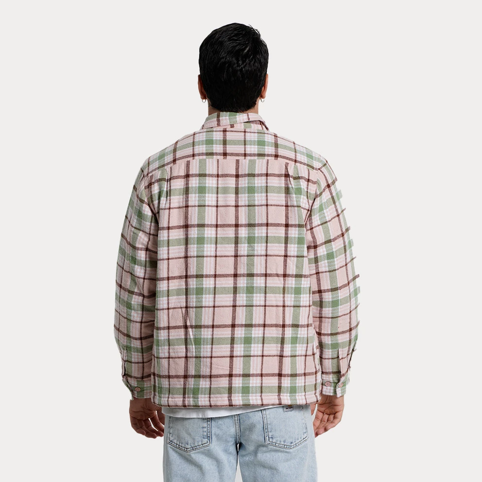 Ανδρικά Obey Dom Shirt Jacket PINK CLAY MULTI 4 Ανδρικά Obey Dom Shirt Jacket PINK CLAY MULTI - Image 2