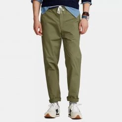 Ανδρικά Polo Ralph Lauren M Classics 2 Flat Front Ανδρικό Chino Παντελόνι GREEN