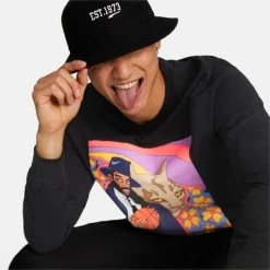 Ανδρικά Puma Run It Back LS Tee 3 PUMA BLACK -Μπουφάν Εκπτώσεις puma run it back ls tee 3 3