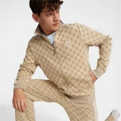 Ανδρικά Puma T7 Aop Ανδρική Ζακέτα Light Sand-AOP