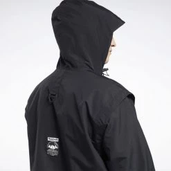 Ανδρικά Reebok Classics Camping Ανδρικό Jacket BLACK -Μπουφάν Εκπτώσεις reebok classics cl camping jacket 3