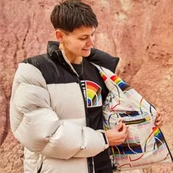 Ανδρικά THE NORTH FACE 1996 Retro Nuptse Pride Ανδρικό Μπουφάν WHITE -Μπουφάν Εκπτώσεις the north face m nuptse pride jkt gardenia white 6