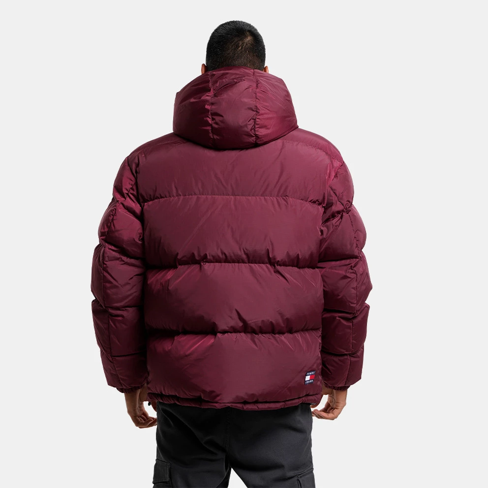 Ανδρικά Tommy Jeans Alaska Ανδρικό Puffer Μπουφάν Deep Rouge 4 Ανδρικά Tommy Jeans Alaska Ανδρικό Puffer Μπουφάν Deep Rouge - Image 2