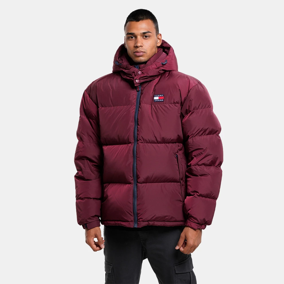 Ανδρικά Tommy Jeans Alaska Ανδρικό Puffer Μπουφάν Deep Rouge 5 Ανδρικά Tommy Jeans Alaska Ανδρικό Puffer Μπουφάν Deep Rouge - Image 3