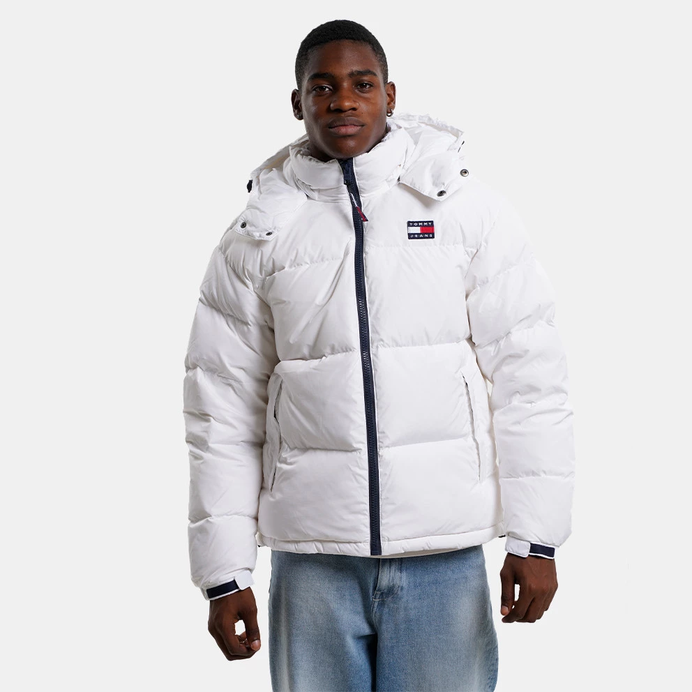 Ανδρικά Tommy Jeans Alaska Ανδρικό Puffer Μπουφάν WHITE 3 Ανδρικά Tommy Jeans Alaska Ανδρικό Puffer Μπουφάν WHITE