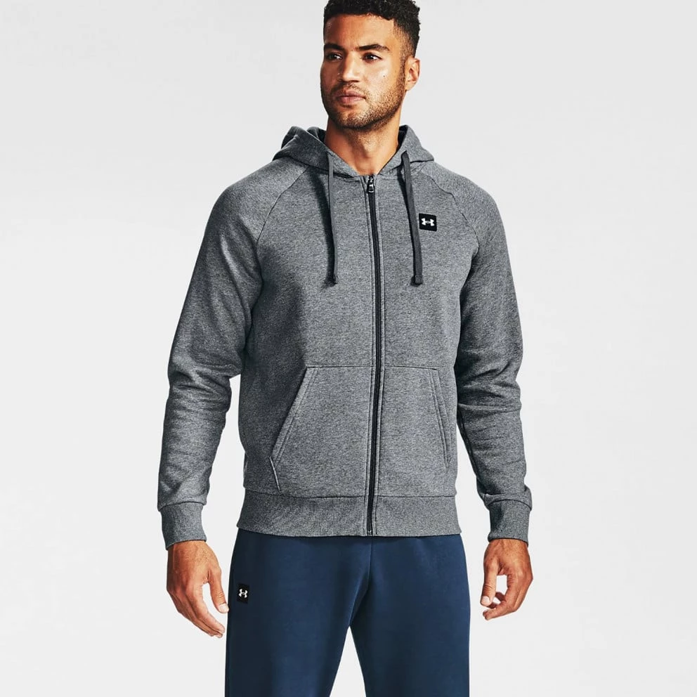 Ανδρικά Under Armour Rival Fleece Ανδρική Ζακέτα Pitch Gray Light Heather//Onyx White 3 Ανδρικά Under Armour Rival Fleece Ανδρική Ζακέτα Pitch Gray Light Heather//Onyx White