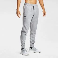 Ανδρικά Under Armour Rival Ανδρικό Παντελόνι Φόρμας Mod Gray Light Heather//Onyx White