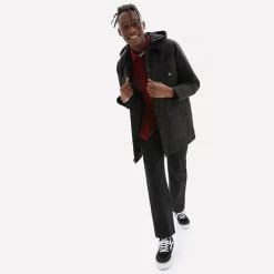Ανδρικά Vans Drill Chore Ανδρικό Μπουφάν BLACK -Μπουφάν Εκπτώσεις vans mn drill chore coat black 4